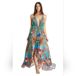 La Moda Resort Halter 3-Way Wear Maxi Dress